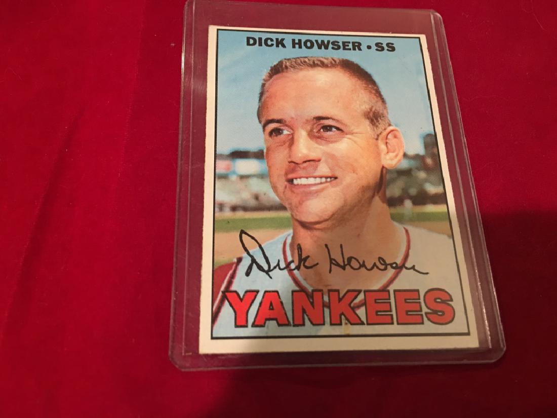 Dick Howser 1967 Topps Yankee Card (1 of 1)
