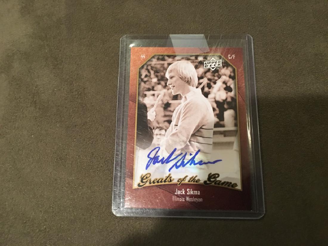 Jack Sikma Greats of the Game on Card auto (1 of 2)