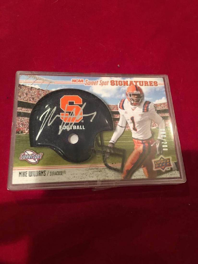 2010 NCAA Sweet Spot MIKE WILLIAMS Rookie SignatuC (1 of 2)