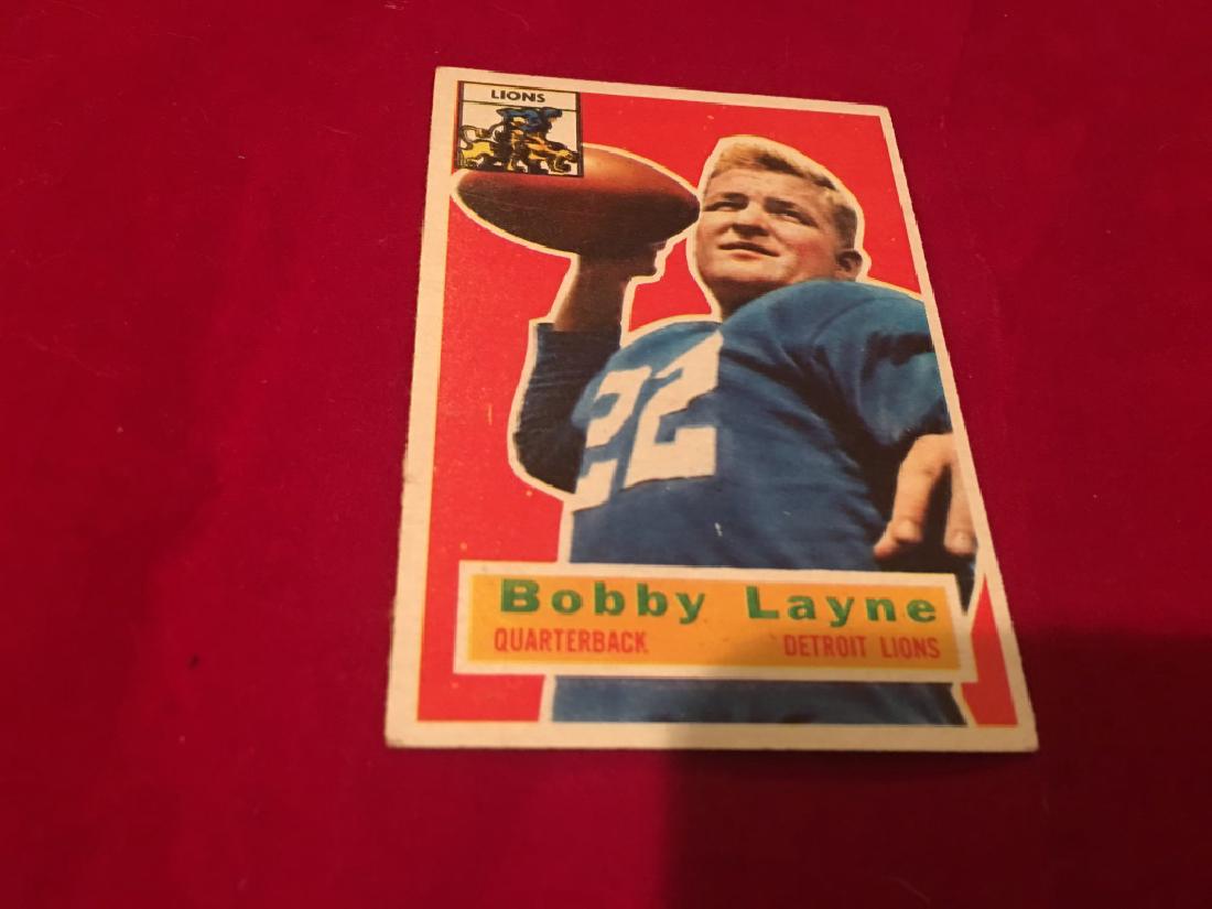 1956 Topps Football #116 Bobby Layne Detroit Lions (1 of 2)