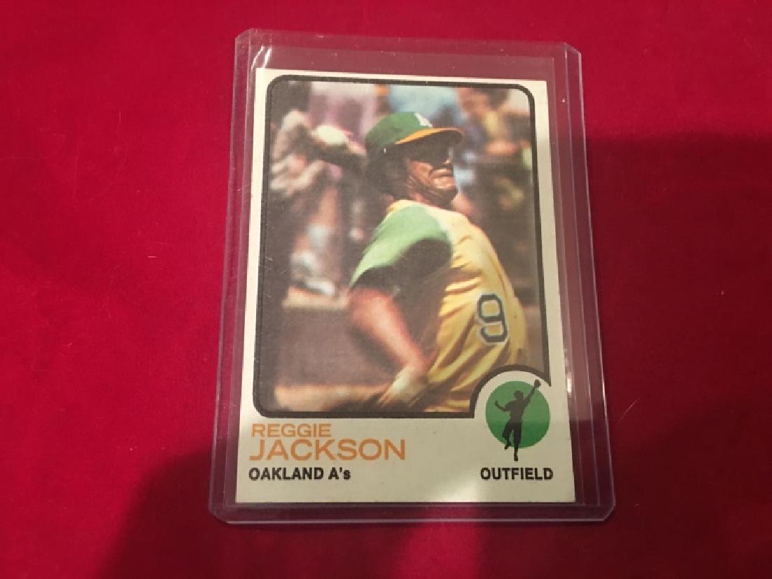 1973 TOPPS REGGIE JACKSON #255 (1 of 2)