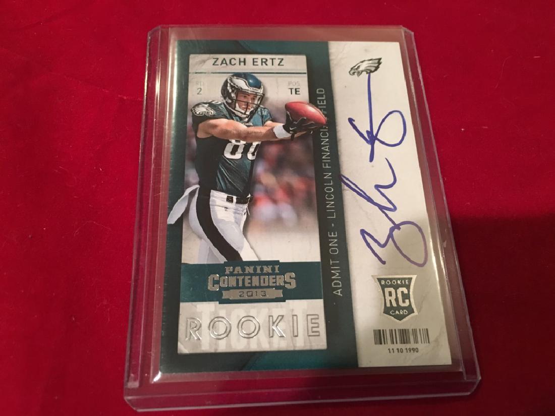 ZACH ERTZ 2013 Contenders RC Rookie Auto AutograpE (1 of 2)