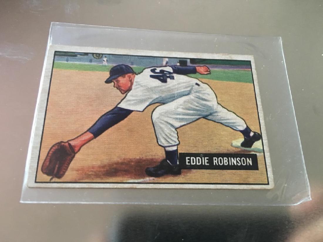 1951 Bowman #88 Eddie Robinson: 1951 Bowman #88 Eddie Robinson