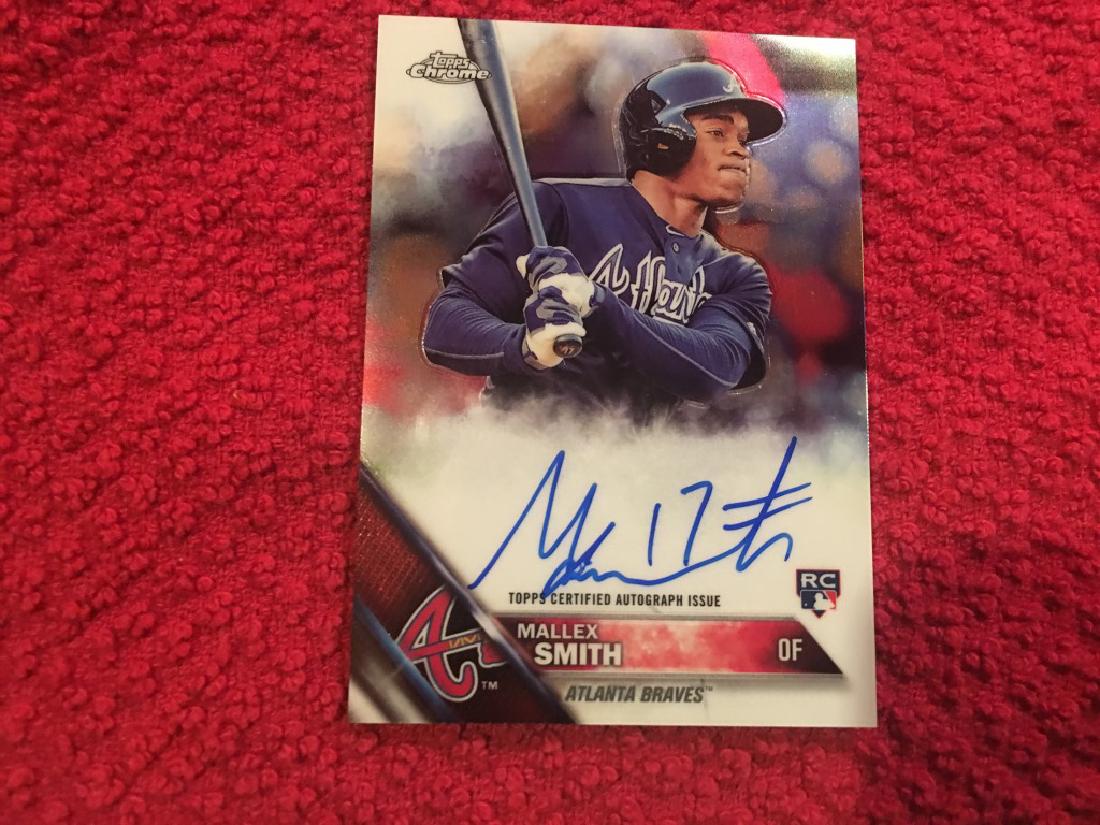 2016 MALLEX SMITH TOPPS CHROME RC AUTO #RA-MSM (1 of 2)