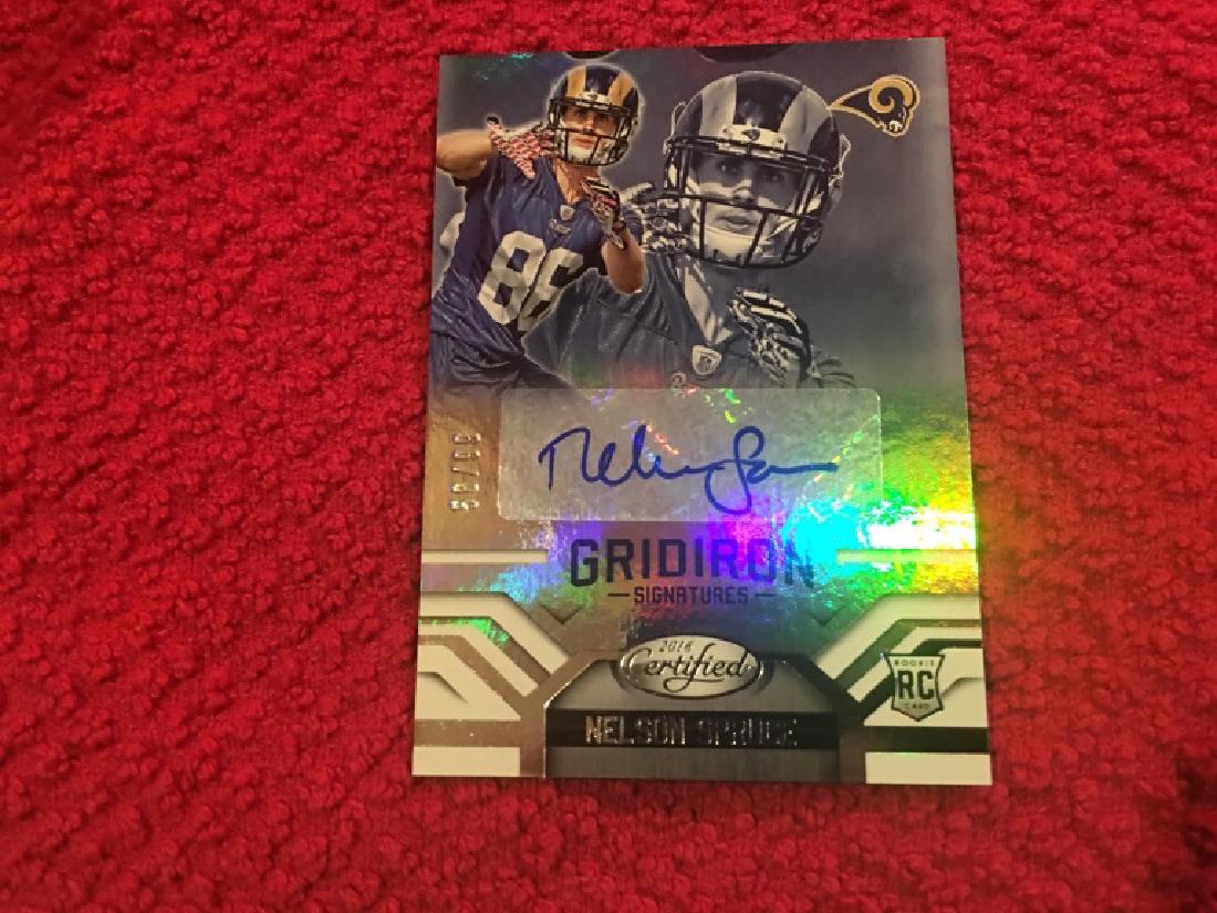 Nelson Spruce rc Certified Gridiron Signatures /99: Nelson Spruce rc Certified Gridiron Signatures /99