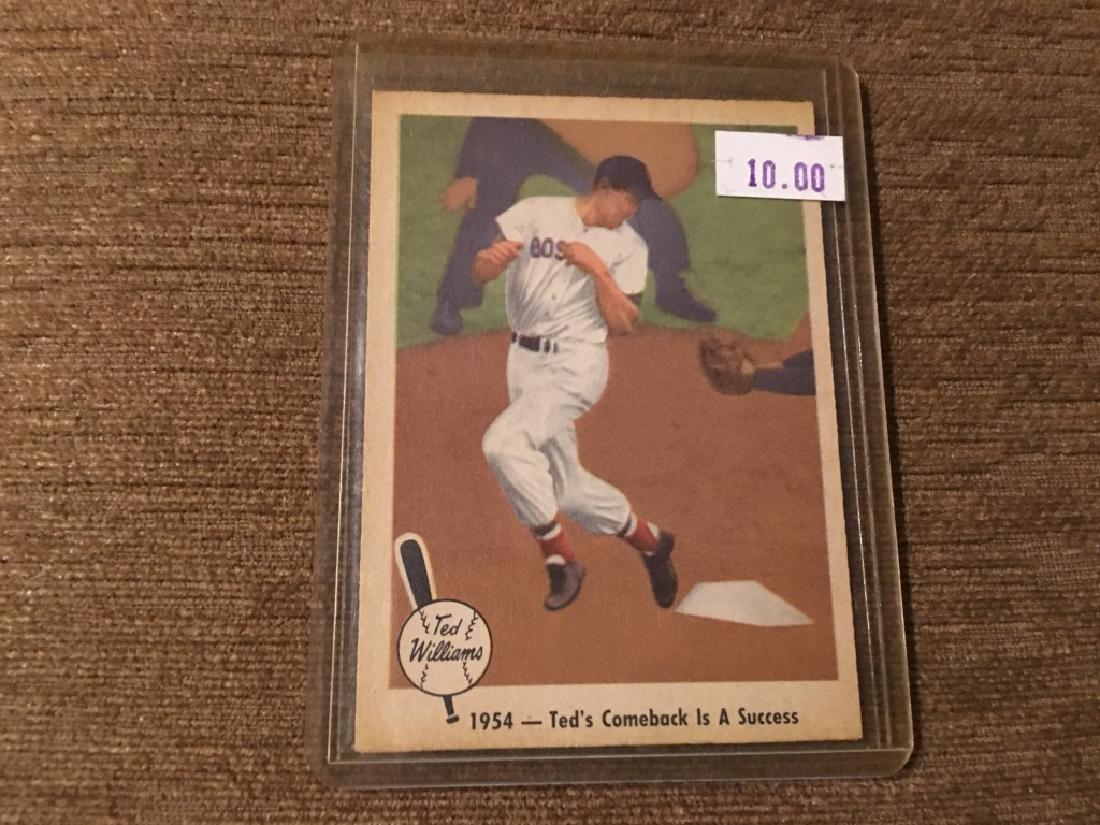 1959 FLEER TED WILLIAMS #53 1954 - TED'S COMEBACKS: 1959 FLEER TED WILLIAMS #53 1954 - TED'S COMEBACK IS A SUCCESS