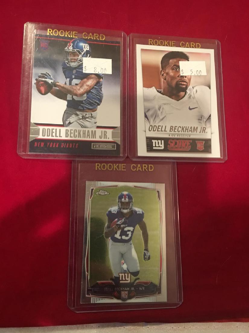 Odell Beckham 3 Card RC Lot (1 of 1)