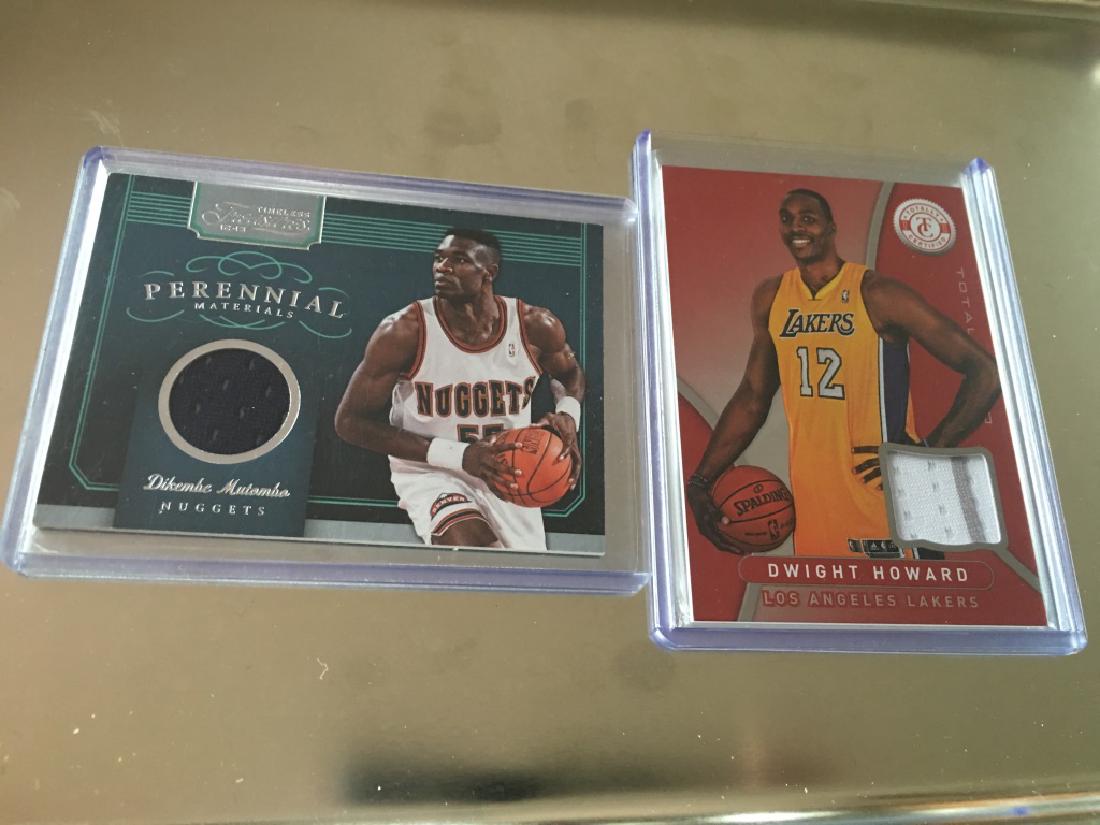 DIKEMBE MUTOMBO Dwight Howard 2 Card Jersey Lot (1 of 2)
