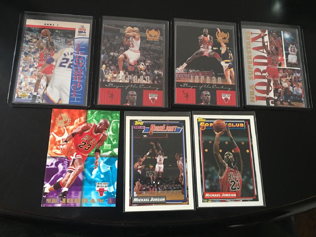 Michael Jordan 7 Card Lot with Inserts (1 of 3)