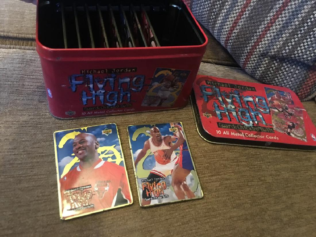 MICHAEL JORDAN FLYING HIGH, 10 Metal / Metallic: MICHAEL JORDAN FLYING HIGH, 10 Metal / Metallic Cards by Upper Deck