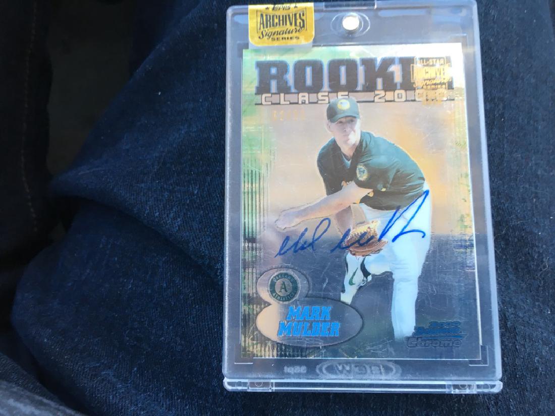 2016 Topps Archives Signatures Mark Mulder SP /11 (1 of 2)