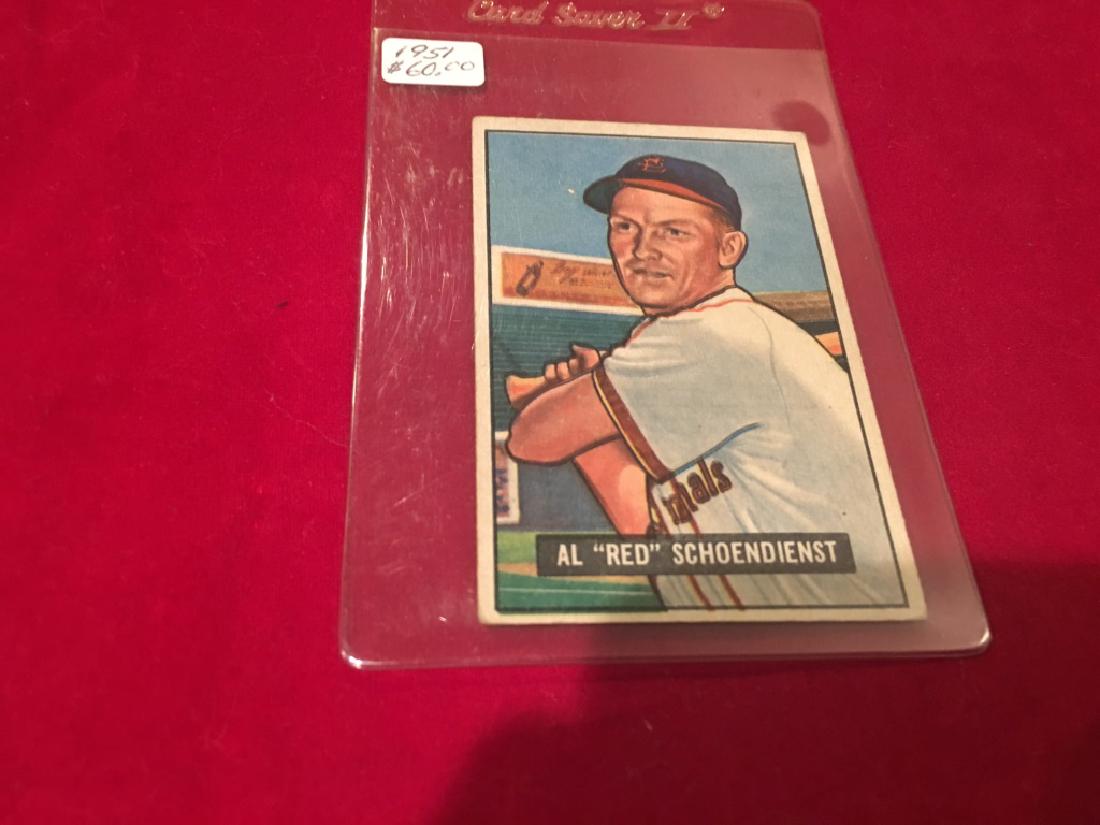 1951 Bowman Set Break #10 Red Schoendienst (1 of 3)