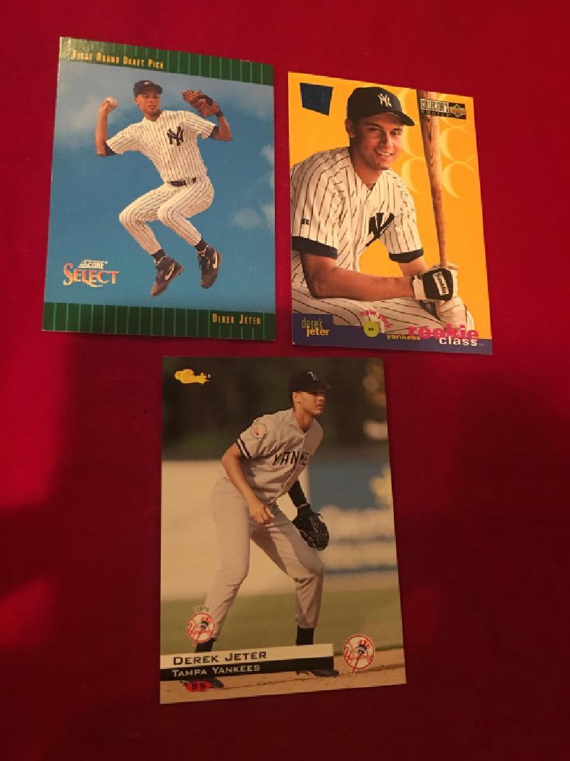 Derek Jeter 3 Card RC Lot (1 of 2)