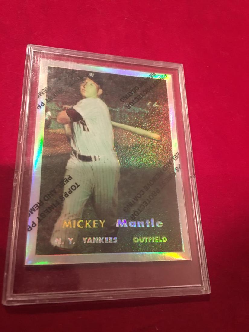 MICKEY MANTLE TOPPS 1996 CHROME MICKEY MANTLE COM (1 of 2)