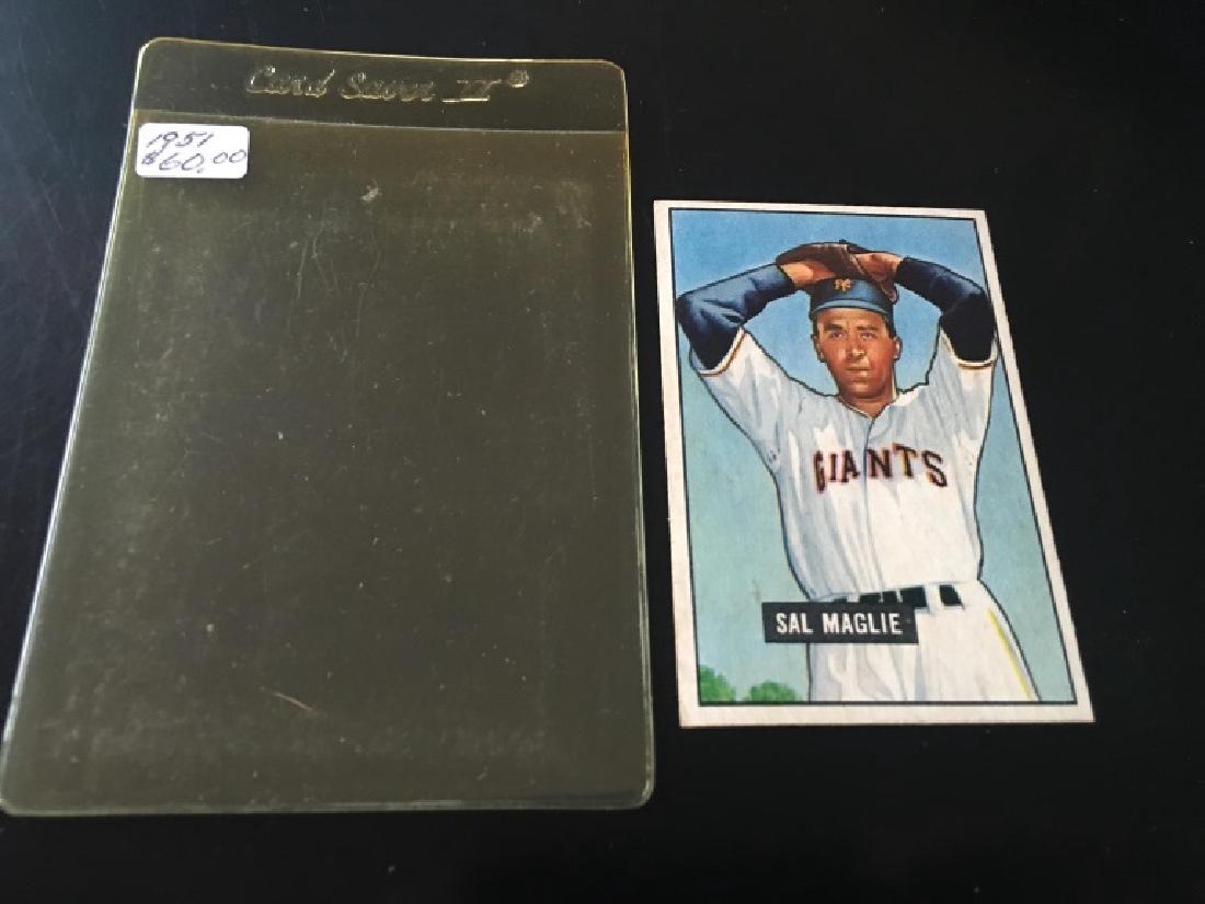 1951 Bowman #127 Sal Maglie RC (1 of 3)