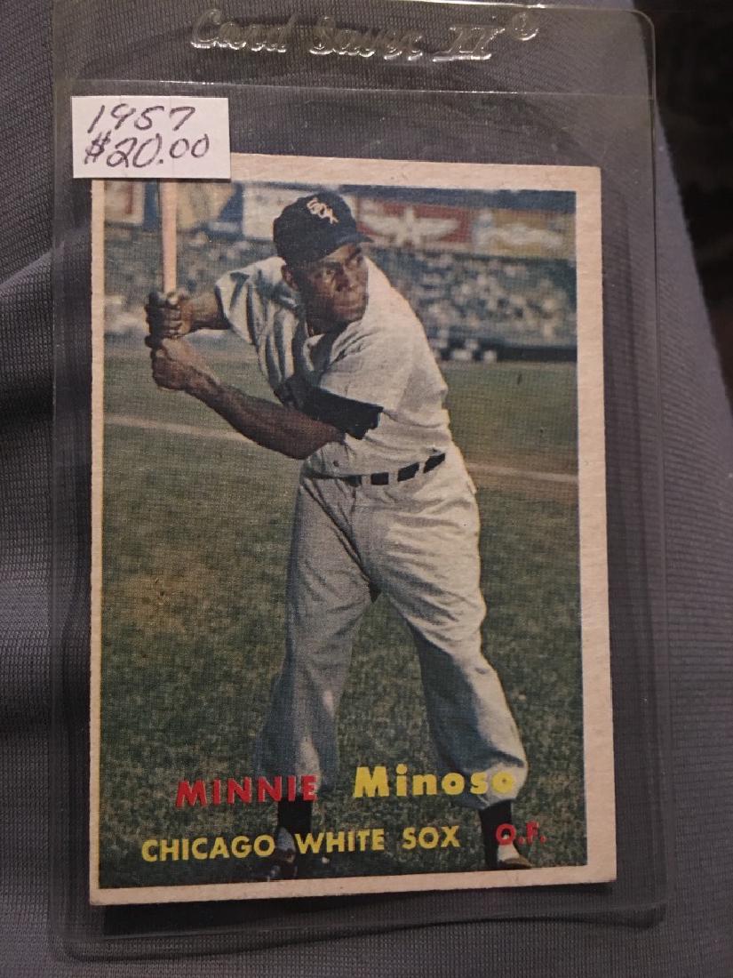 1957 Topps Baseball #138 Minnie Minoso (White Sox) (1 of 2)