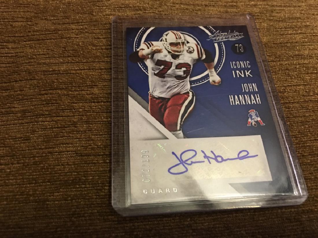 John Hannah 2016 Absolute AUTO Autograph Iconic (1 of 2)