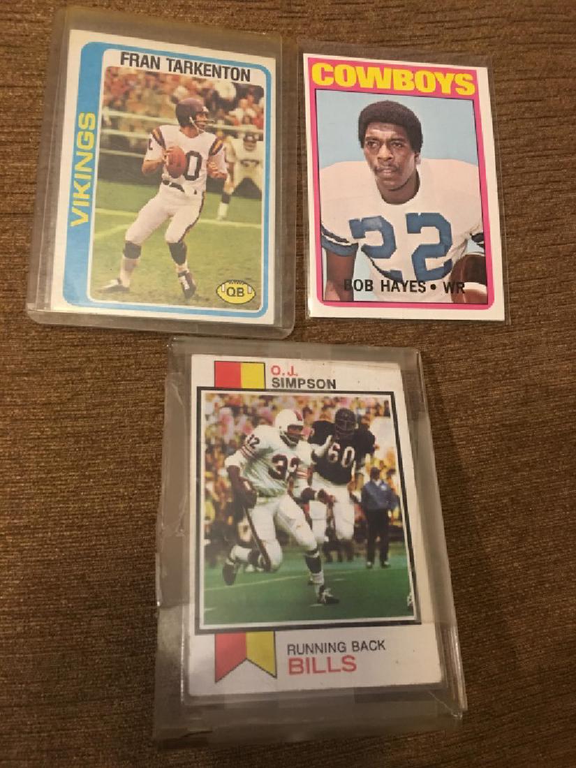 Fran Tarkenton OJ Simpson Bob Hayes Vintage Lot (1 of 2)