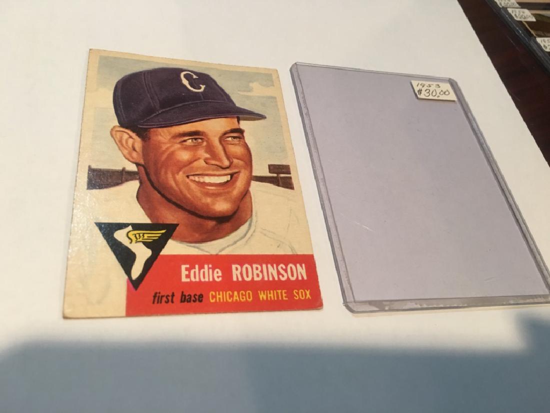 1953 Topps Eddie Robinson #73 Baseball Card (1 of 3)