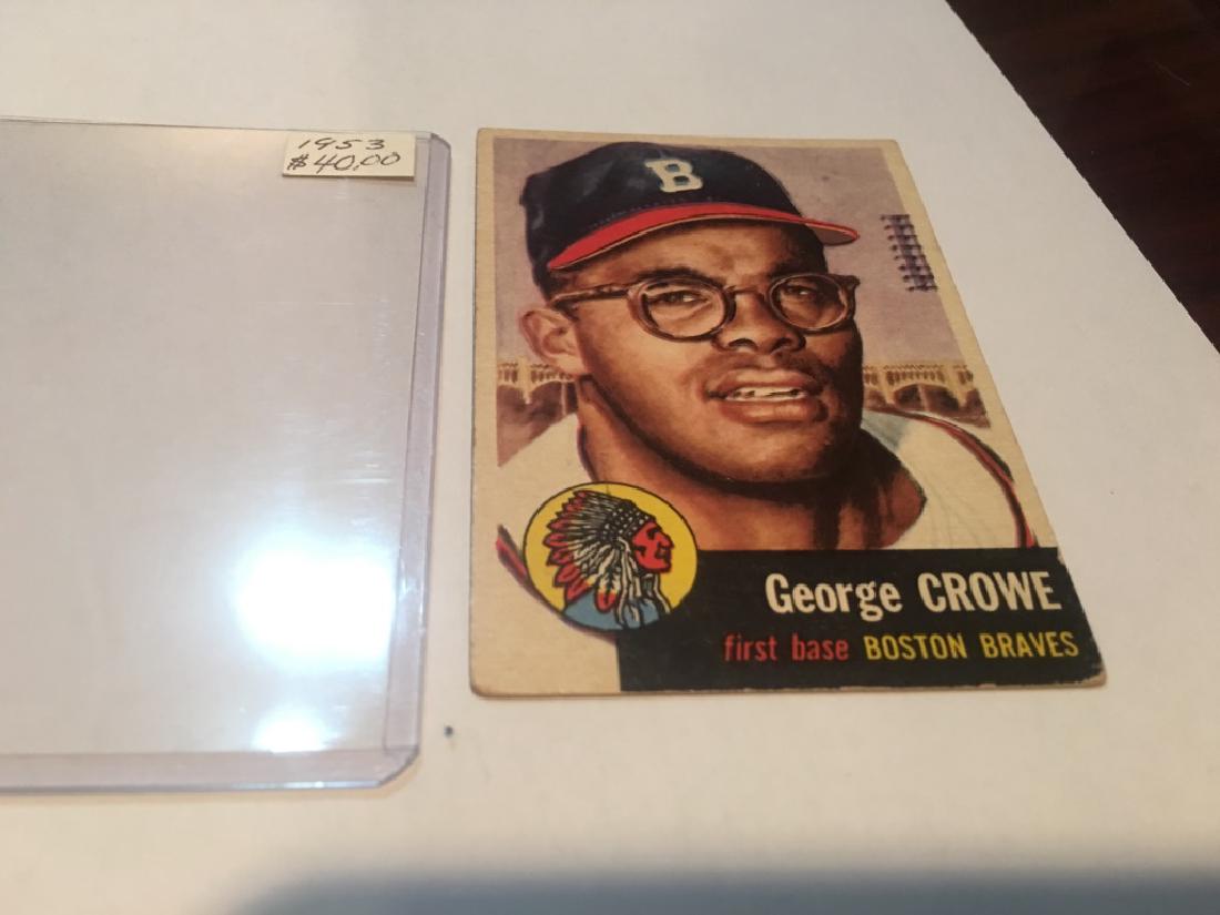 1953 TOPPS #3 GEORGE CROWE (1 of 2)