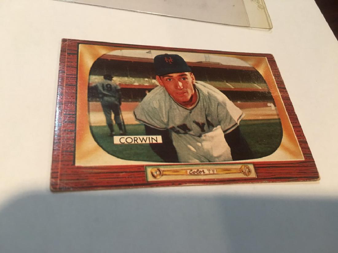 1955 Bowman #122 Al Corwin (1 of 2)