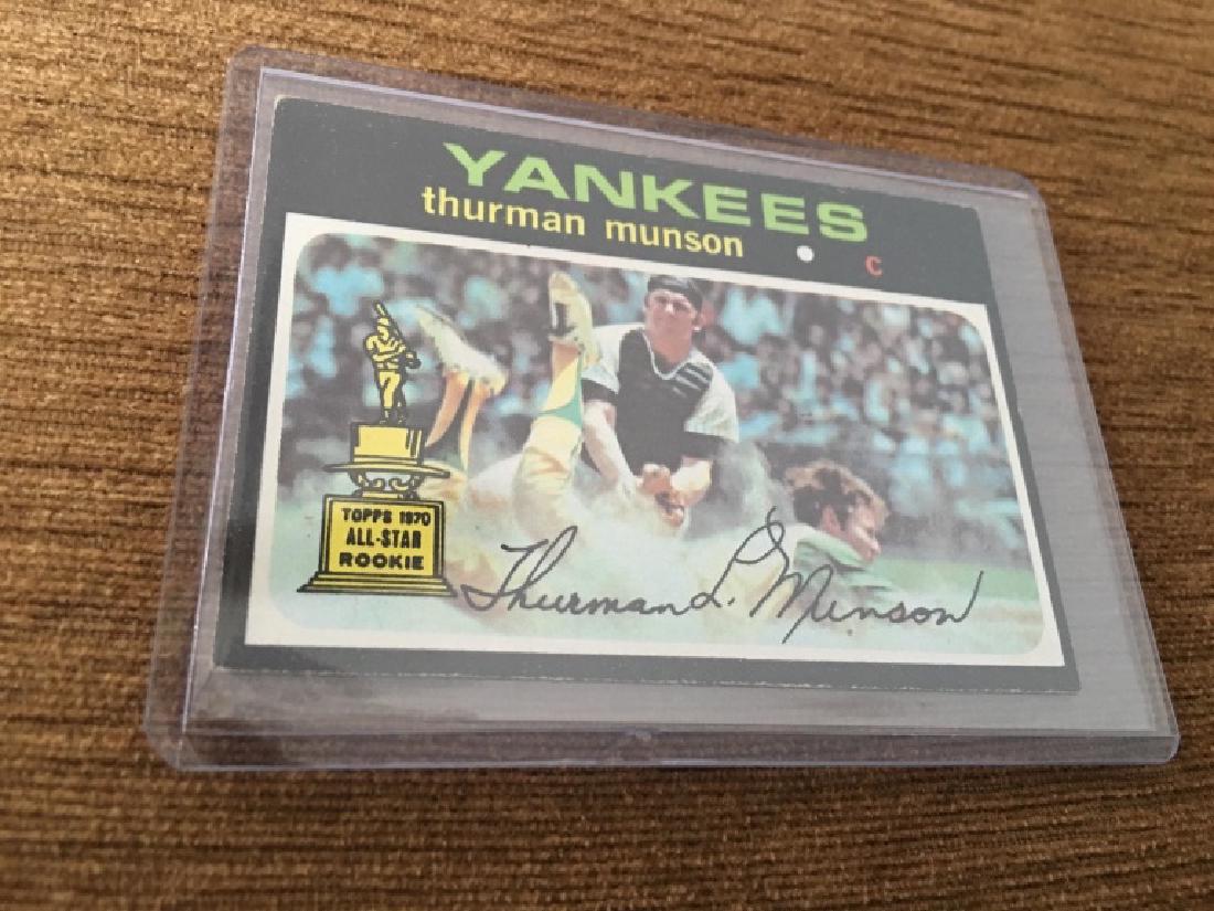 1971/71 Topps Baseball THURMAN MUNSON Yankees RC 5 (1 of 2)