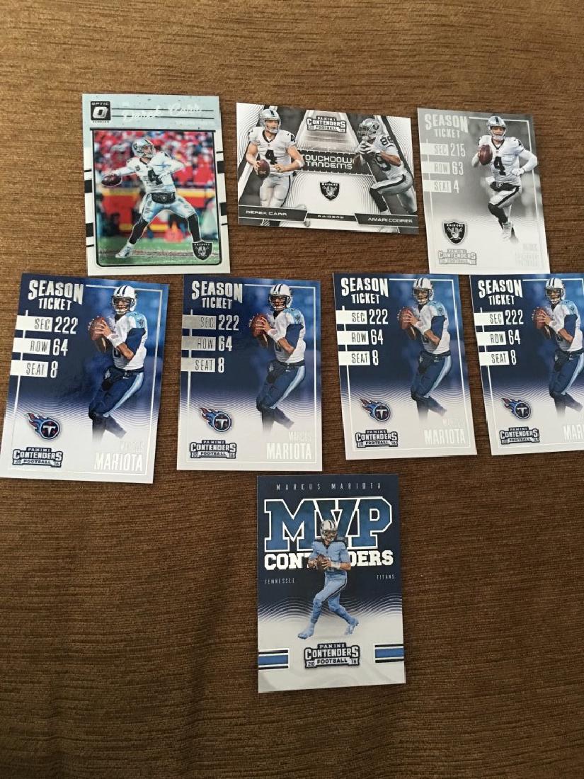 Russell Wilson Derek Carr 2016 Contenders Lot (1 of 3)