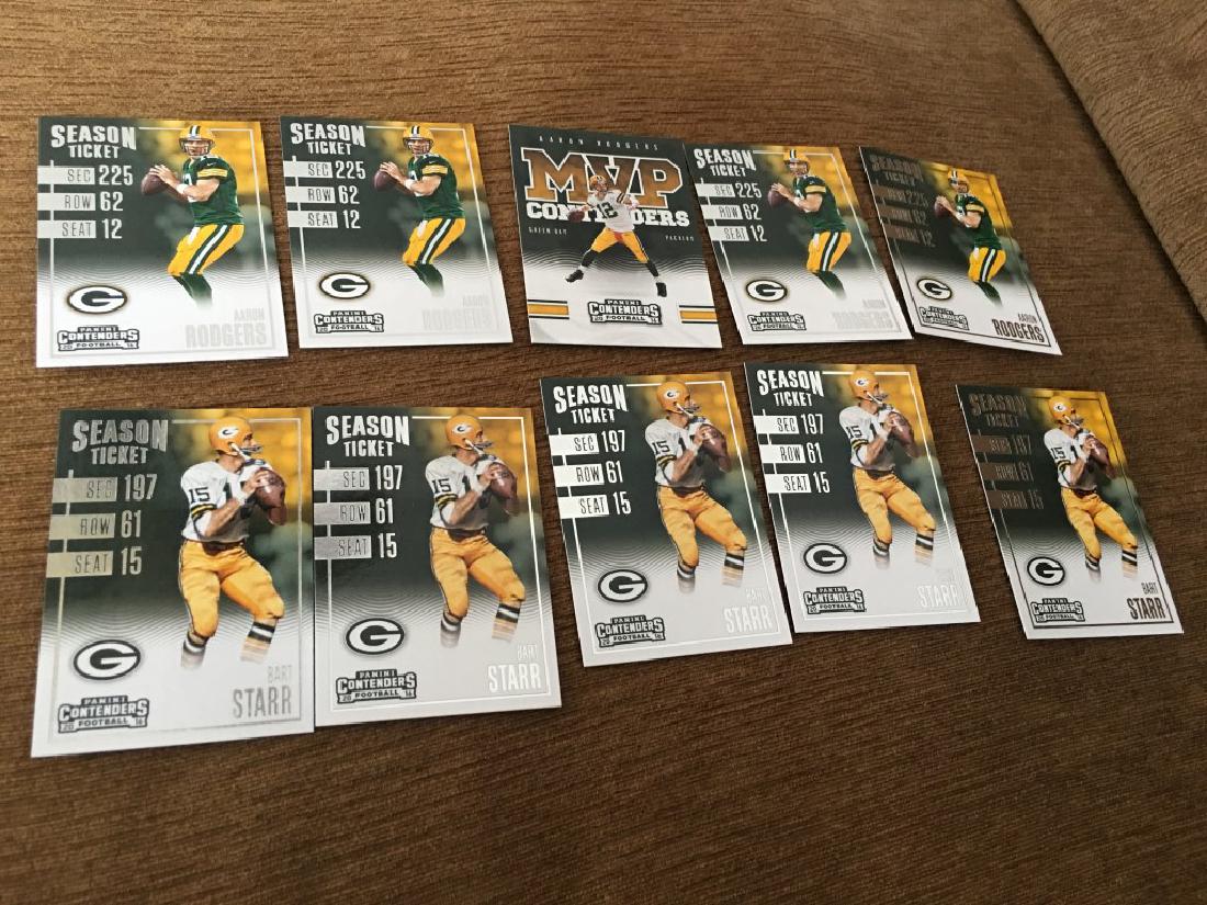 Aaron Rodgers Bart Starr 2016 Contenders Lot: Aaron Rodgers Bart Starr 2016 Contenders Lot