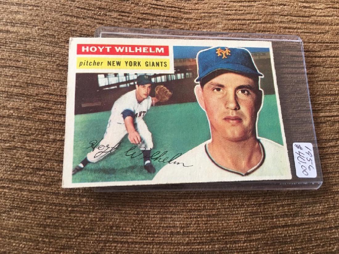 1956 Topps Set Break #307 - Hoyt Wilhelm: 1956 Topps Set Break #307 - Hoyt Wilhelm