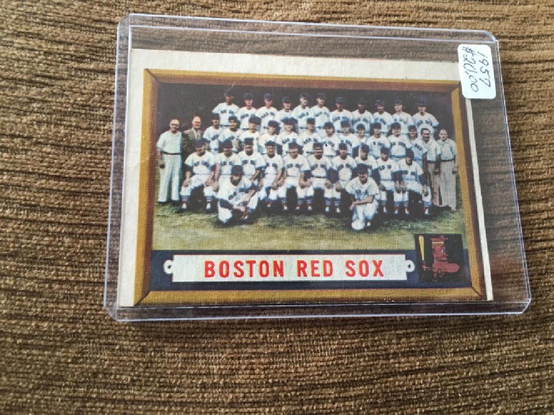 Boston Red Sox 1957 Topps Baseball Trading Team (1 of 2)