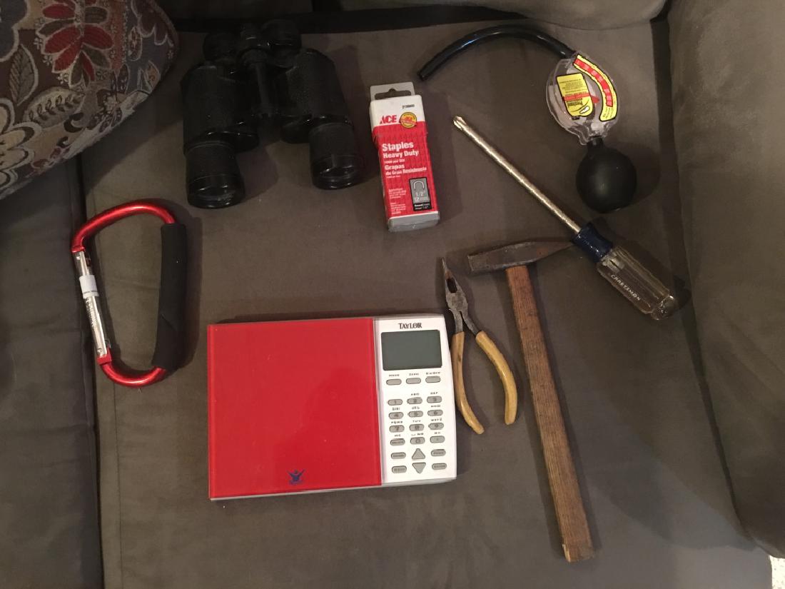 Mixed Tool and Scale lot with Binoculars (1 of 3)