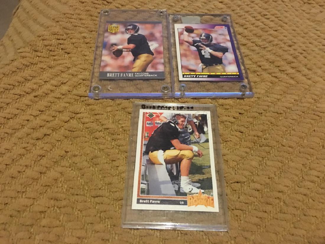 Brett Favre 3 CaRD rc lOT (1 of 2)