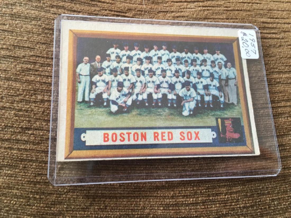 Boston Red Sox 1957 Topps Baseball Trading Team (1 of 2)