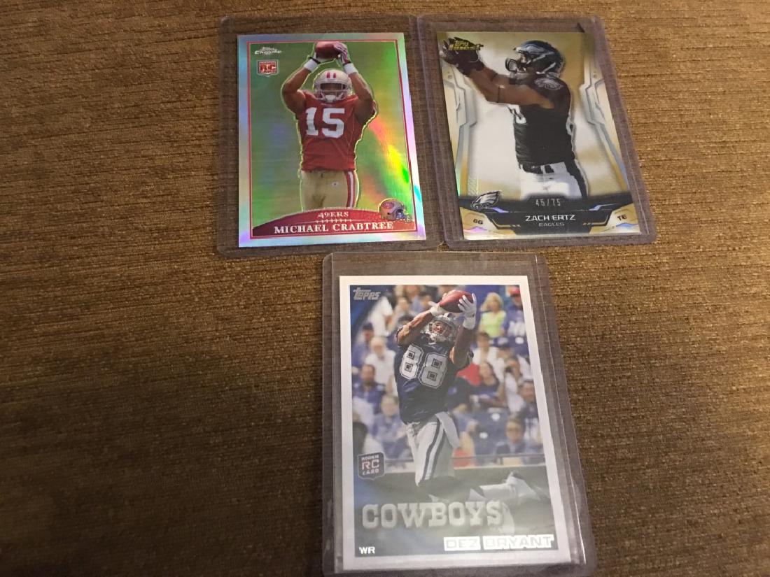 Dez Bryant Topps RC Crabtree refractor RC and Ert (1 of 3)