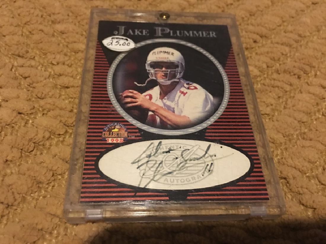 1998 Score Board Autographed Collection Jake Plumo (1 of 2)