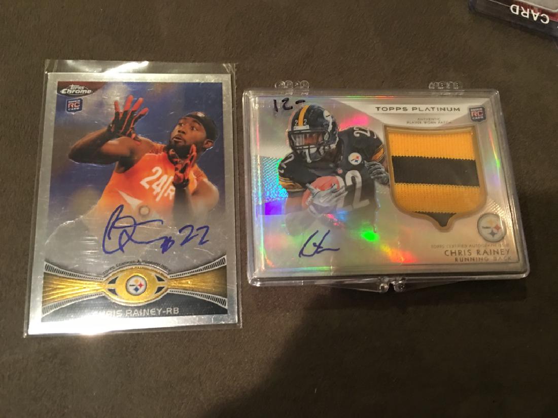 Chris Rainey Topps Chrome and Platinum Auto RC Lo (1 of 3)