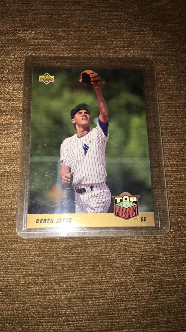 Derek Jeter 1993 upper deck rookie card (1 of 2)