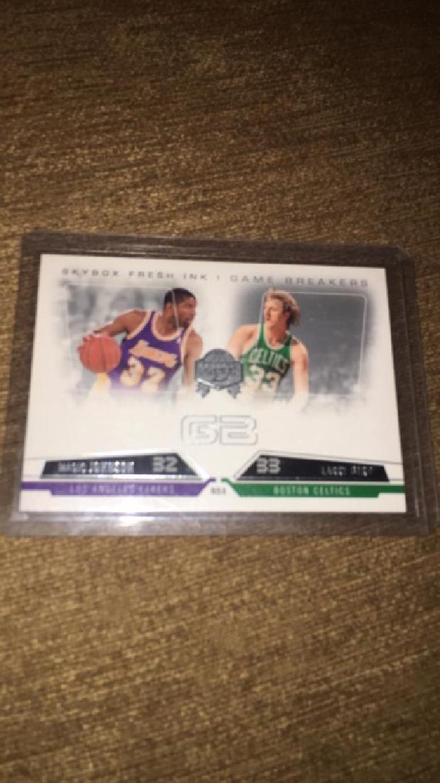 Magic Johnson and Larry Bird 2004 fresh ink game (1 of 2)