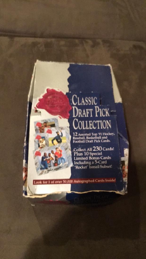 1991 classic draft pick collection wax box of (1 of 2)