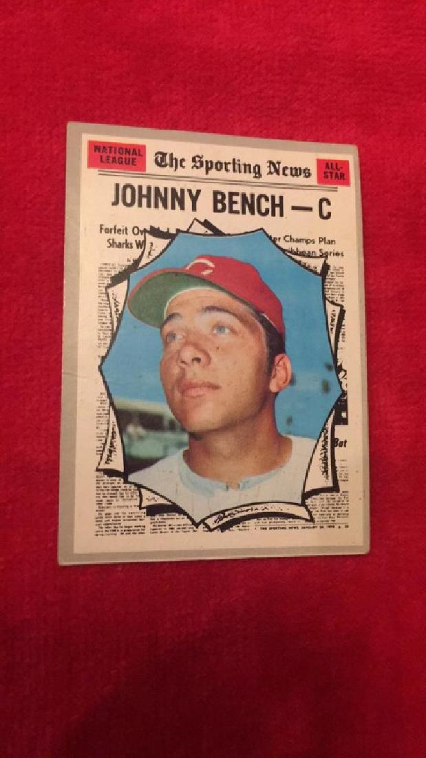 1970 topps sporting news Johnny bench (1 of 2)