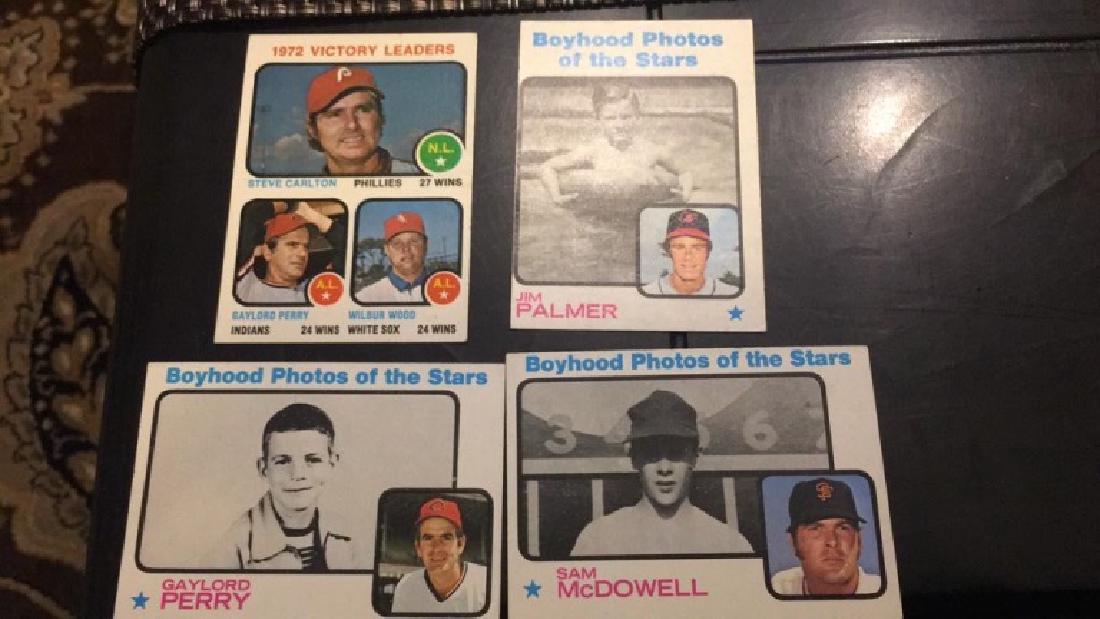 1973 tops Jim Palmer Steve Carlton Gaylord Perry: LOT