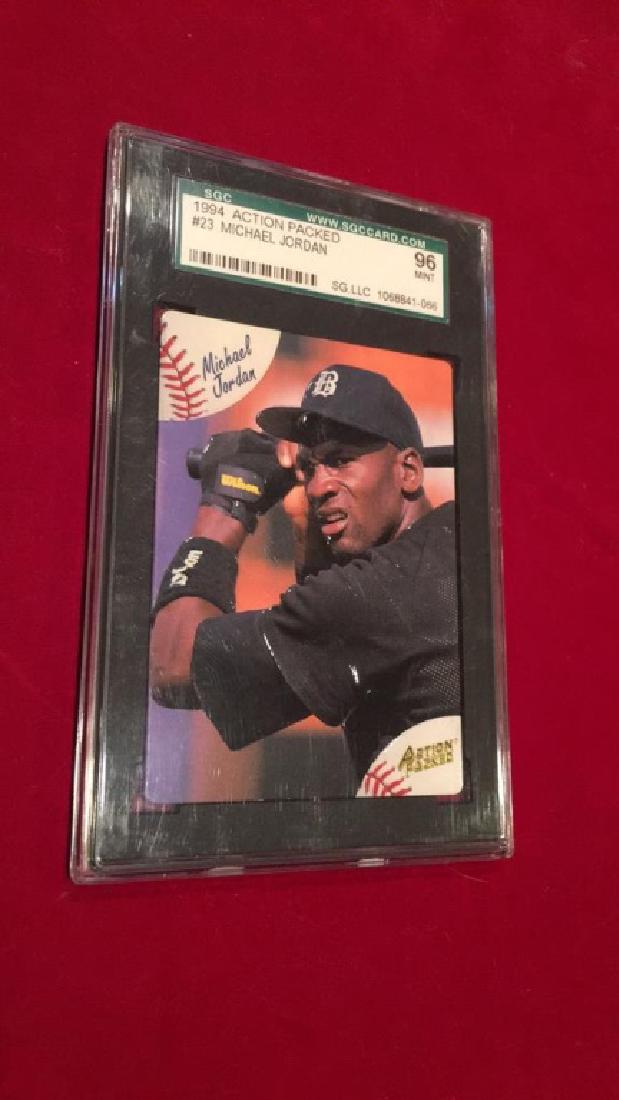 Michael Jordan 1994 action-packed graded SGC 96 (1 of 2)