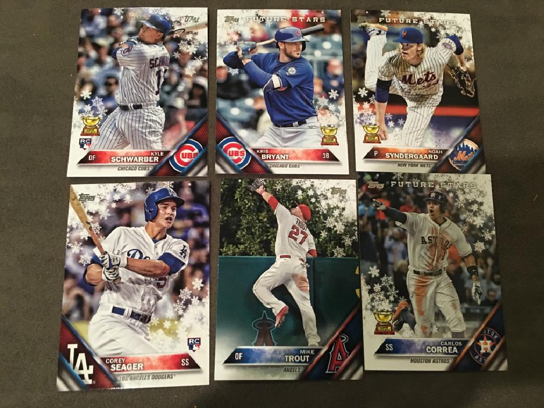2016 Topps Snowflake Lot Kris Bryant, Mike Trout, (1 of 1)
