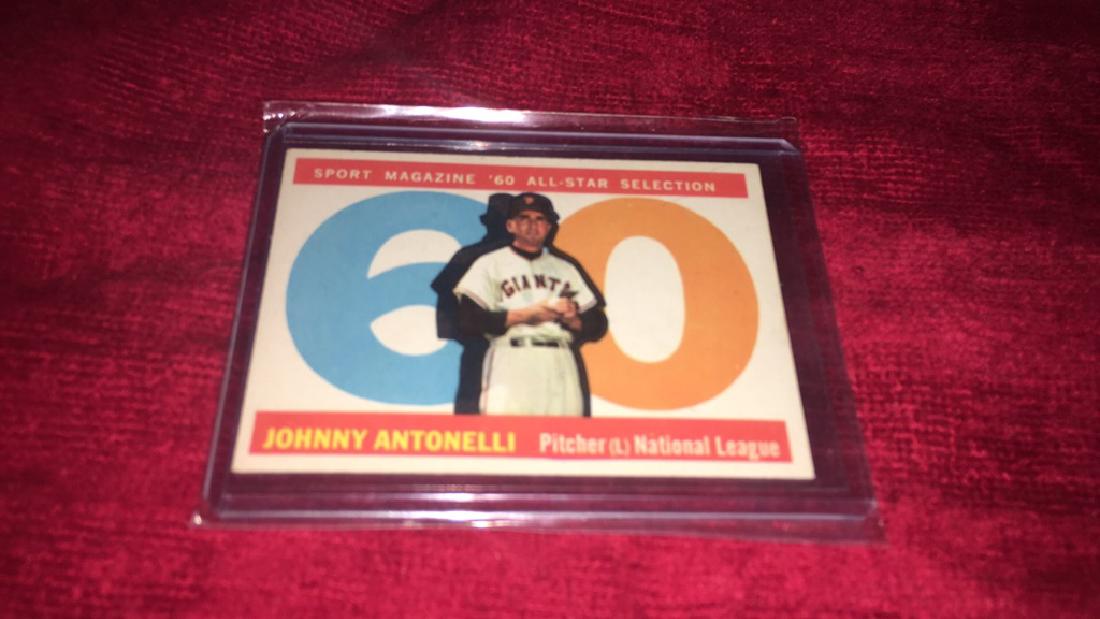 1960 Topps Set Break #572 - Johnny Antonelli (1 of 2)