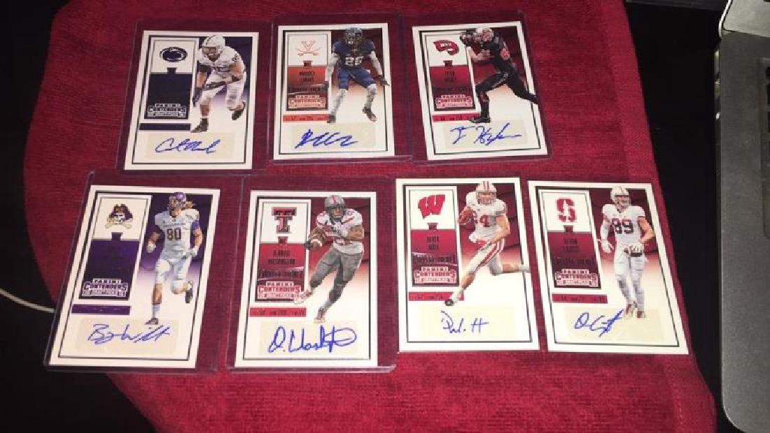 2016 contenders football seven card auto rc (1 of 5)