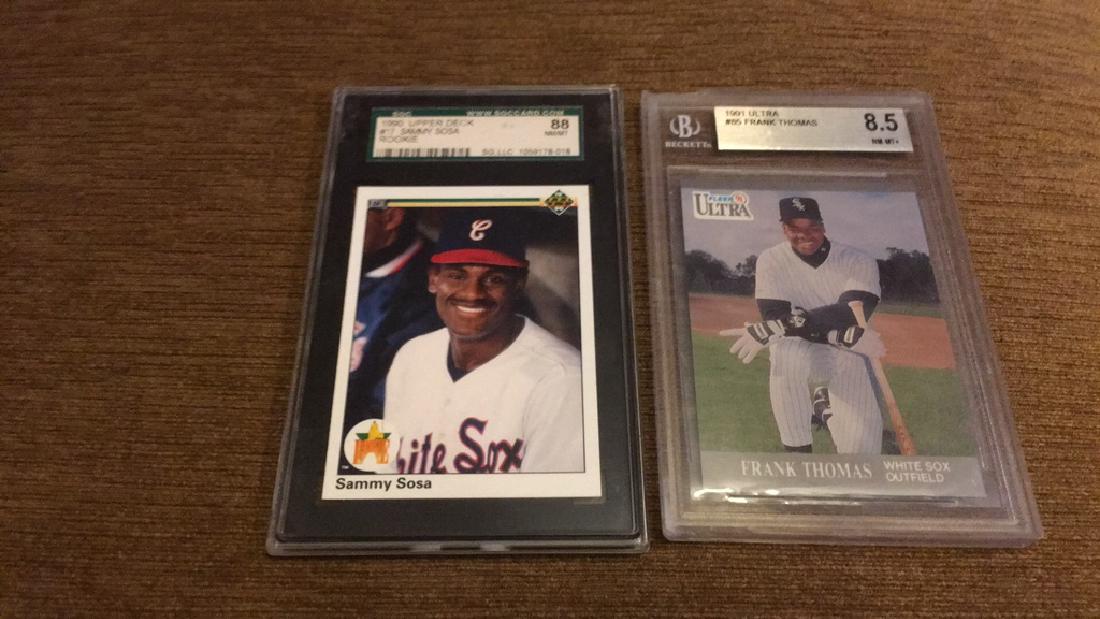 Frank Thomas 1991 ultra rookie graded Beckett 8 (1 of 2)