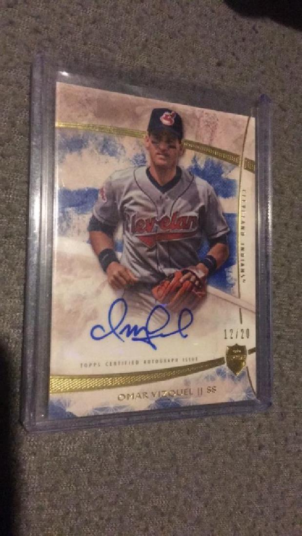 Omar Vizquel 2014 topps supreme rare SP auto /20 (1 of 2)