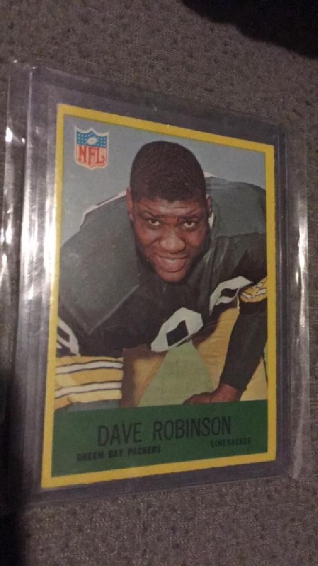 Dave Robinson vintage 1960s Philadelphia football: rookie card