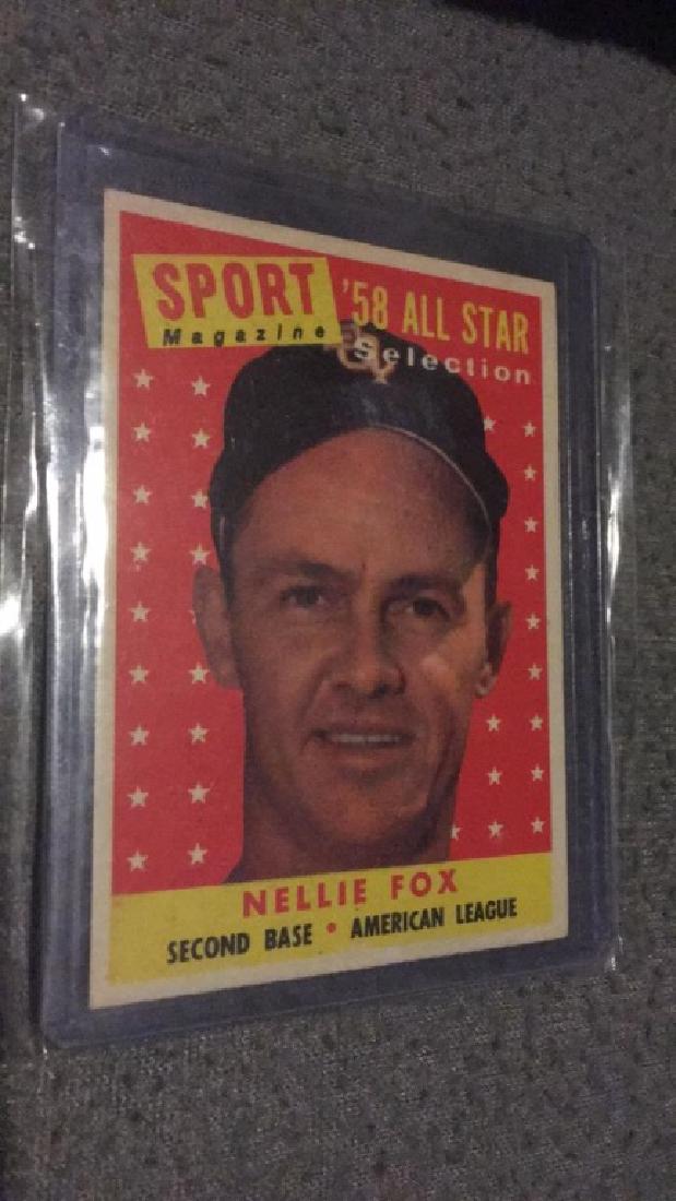 Nellie Fox 1958 tops all star nice condition (1 of 2)