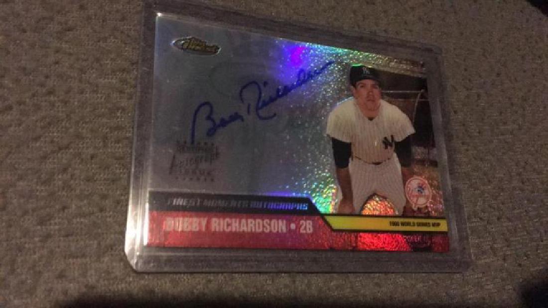 Bobby Richardson 2002 topps finest finest moments (1 of 2)